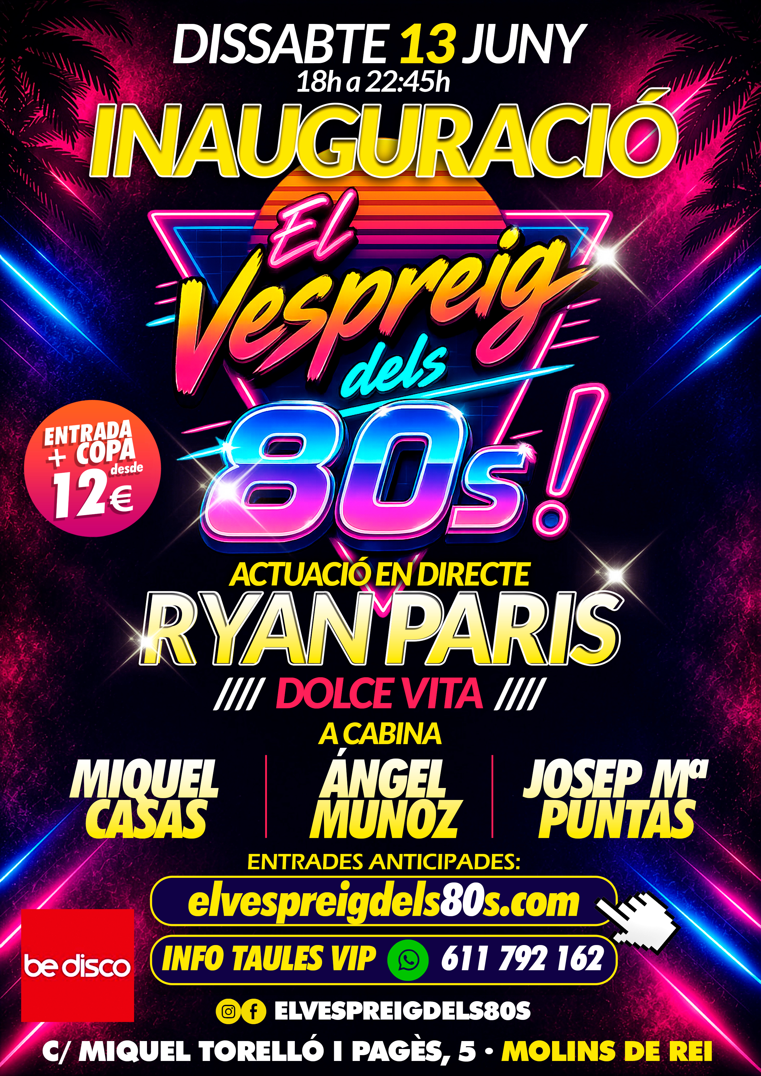 Banner El Vespreig dels 80s